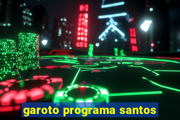 garoto programa santos